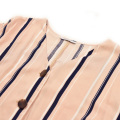 wholesale chemisier de bureau de mode personnalisé tops chemises de femmes d&#39;entraînement de concepteur de col en v