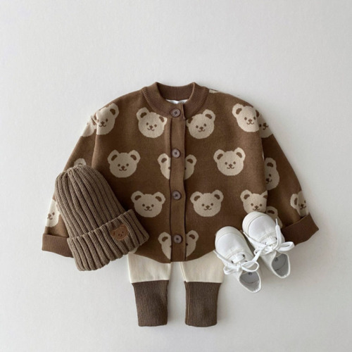 Baby Bear Sweater Coat otoño e invierno moda