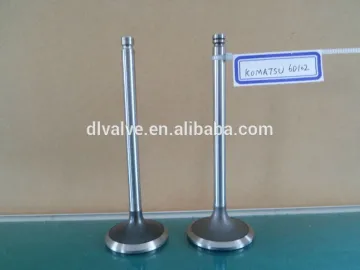 intake &exhaust valves for komatsu 6d102 6736-41-4110 6736-41-4210