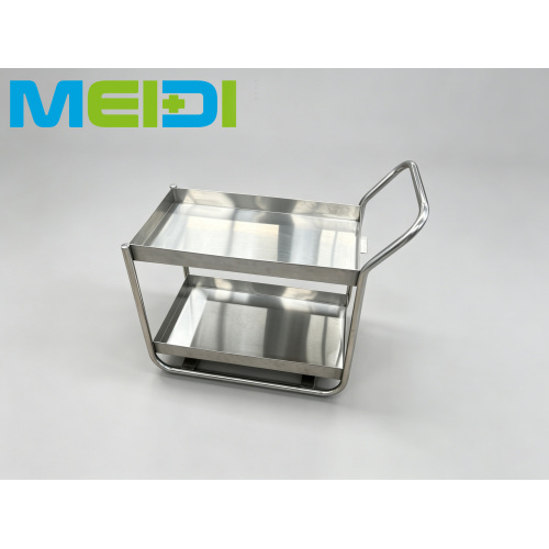 Full Stainless Steel Trolley, Portable Medical Cart, Rust Proof