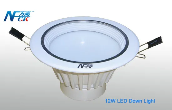 Embedded 12watt 1000lm Antiglare Led Down Light For Indoor Decoration