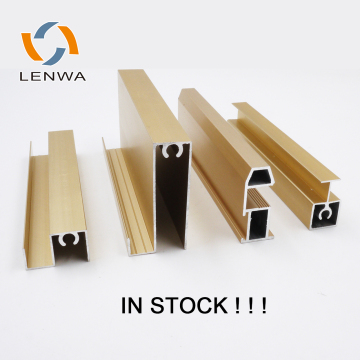 Lenwa Extrusion Factory Profil en aluminium Portes de garde-robe coulissantes pour la maison, les chambres et les hôtels