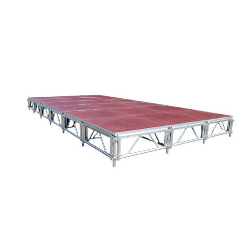 Plataforma móvil de aleación de aluminio con montaje rápido