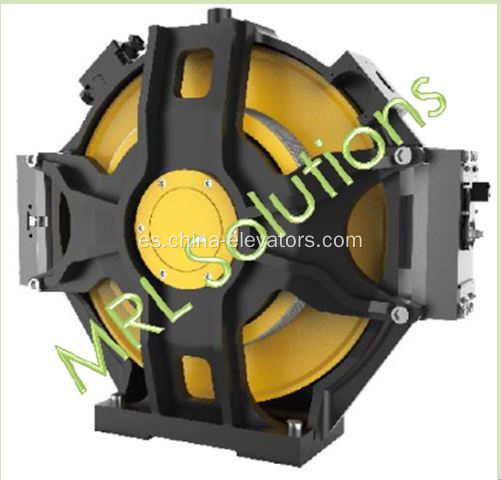 Instalación de carril de la máquina Gearless Gearless Gear