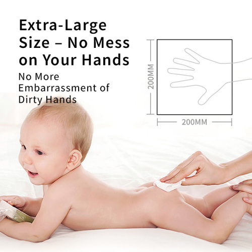 Salvietta umidificata per neonati certificata in cotone per la pulizia di ZRG