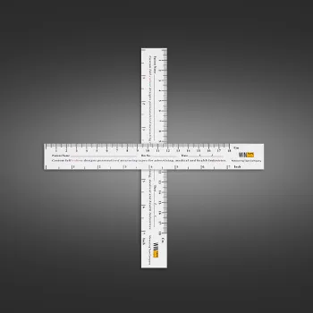 Custom Disposable Wound Measuring Ruler