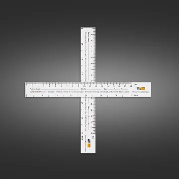 Custom Disposable Wound Measuring Ruler