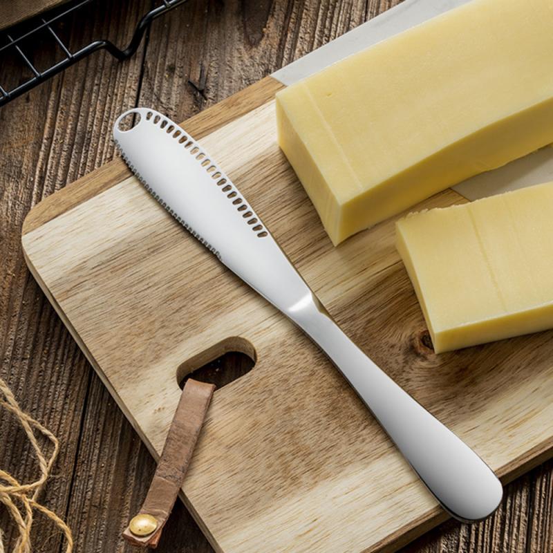 3 In 1 Cheese Slicer Stainless Steel Cutlery Butter Cutting Blade Manual Grater Butter Cutter Knife Cheese Spatula Kitchen Tools