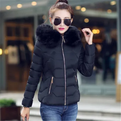 Korean Pink Vegan Puffer Down Jacket Woman