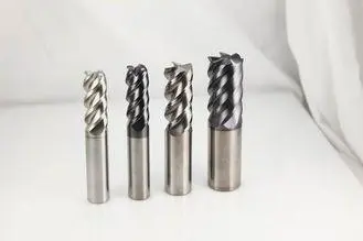 High speed HRC60 Square End Mill Standard with 45 helix Ang