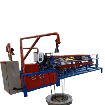 Automatic Double Motor Wire Mesh Chain Link Fence Making Machine
