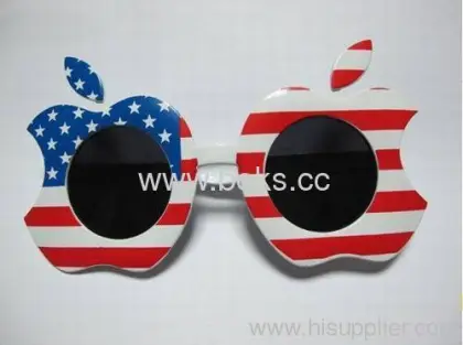 Apple Shape Plastic Party Glasses 