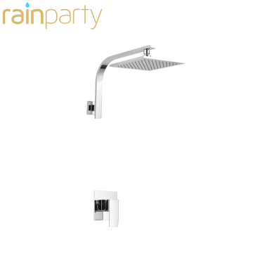 Wall Mounted Bathroom Mixer Concealed Shower Faucet Set