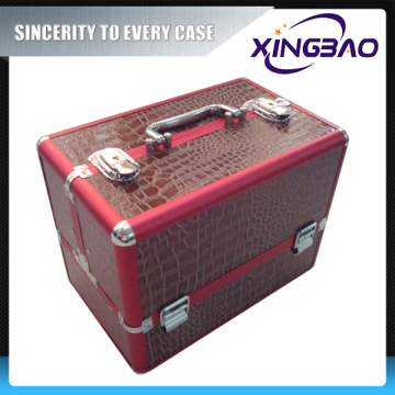 Aluminum factory direct cosmetic case plastic vanity case