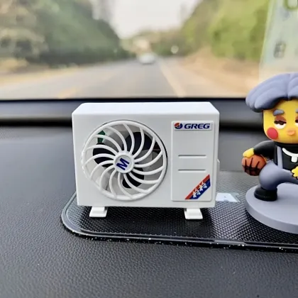 New Design Air Conditioning Aromatherapy Diffuser with Solar Power Car Freshener