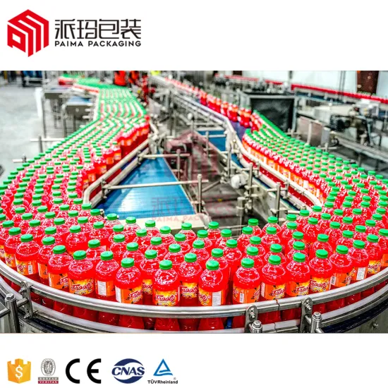 Automatic Beverage Production Line: Juice, Soda, Beer, and Sparkling Water Filling Machines