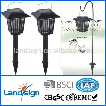 solar mosquito killer light with hook in garden lights Cixi manufacture