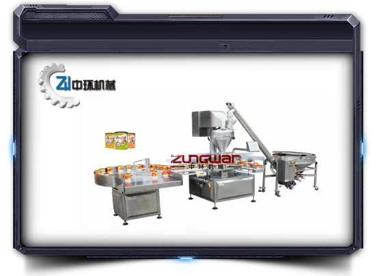 Automatic feeding and filling (can) packing machine