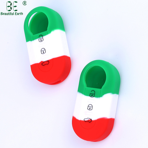 Topbest Silicone Car Key Cover For Fiat 500