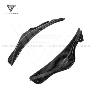 OEM Style Dry Carbon Fiber Front Bumper Trims for Ferrari SF90 2020-2021
