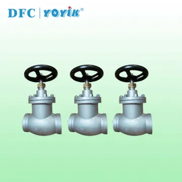 steel globe throttle check valve (welded) LJC100-1.6P for power plant
