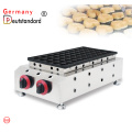 Commercial gas dutch poffertjes grill