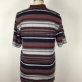 Striped Shirt Casual Men's plus size polo shirt