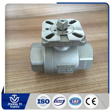 Testing according to API-598 thread two piece 2000wog ss316 ball valve