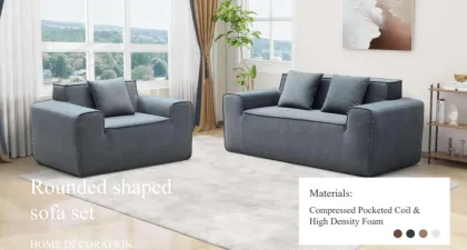 small 2 seater compression sofa