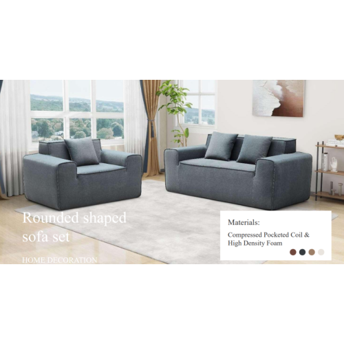 Canapé unique à ressort de poche comprimé