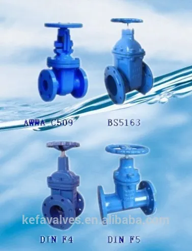 PN16 Non Rising&Rising Stem Ductile Iron Gate Valve DN50-DN600