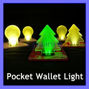Christmas Tree Wallet LED Lamp Card LED Card Light