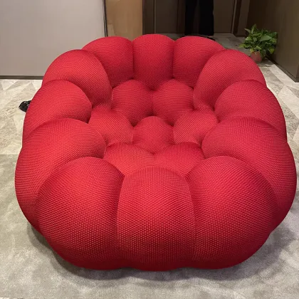 Comfy Lazy Armchair: Single Seater Lounge Sofa for Living Room and Bedroom