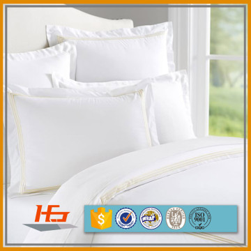 Polyester Cotton Percale Pillowcases 200T Pillow Shams In White Colour