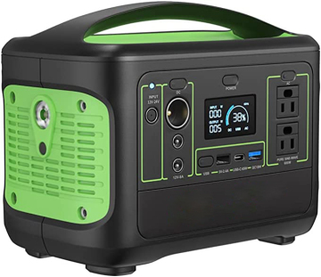 Nhãn riêng Bán buôn Kenengsen 220V Lithium có thể sạc lại 600W Nhà máy điện di động ngoài trời