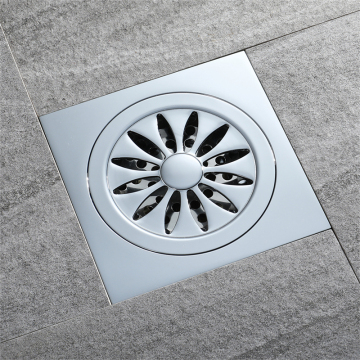 Bathroom accessories pure brass floor drain