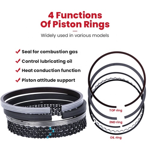 قطع غيار Auto Toyota Piston Ring 4A-FE 13011-16280