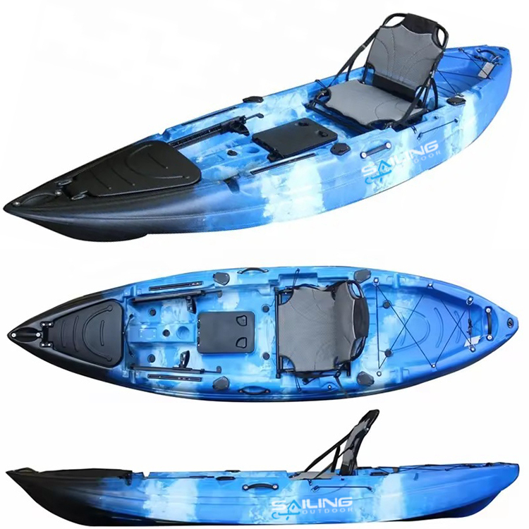 Affordable 10ft Single Seat Kayak for Fishing, Surfing, and Paddle Sports