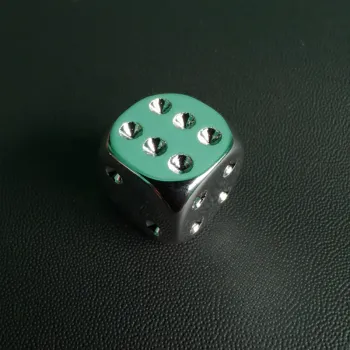 Universal Car Electroplated Lucky Dice Style Valve Cap Tire Valve Stem Caps: Enhance Your Vehicle's Look with these Stylish and Functional Accessories
