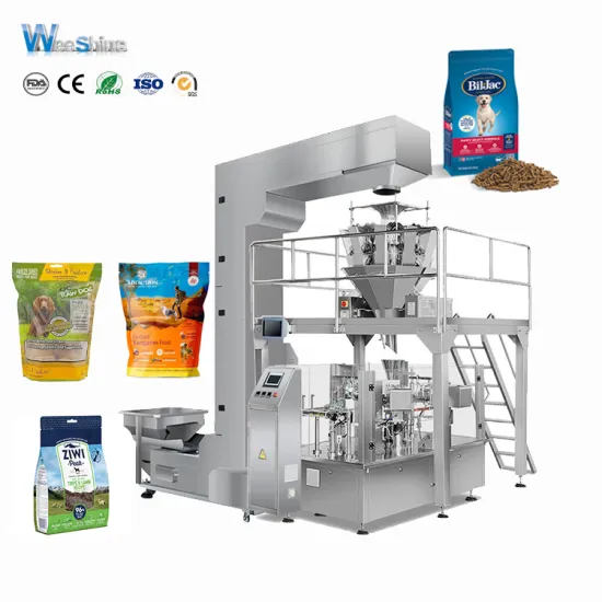 Automatic Pet Food Stand Up Bag Packing Machine