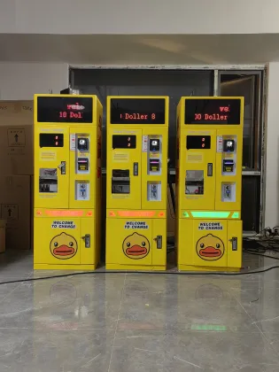 Hongyi Low Price Amusement Park Coin Exchanger Machines