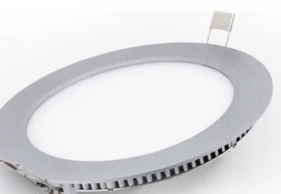 Supermarket 10w Ceiling Led Round Panel Light Cri80 Aluminum Sanan ，100lm / Watt
