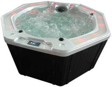 sanitary ware round octagonal 7 persons whirlpool swimming pool