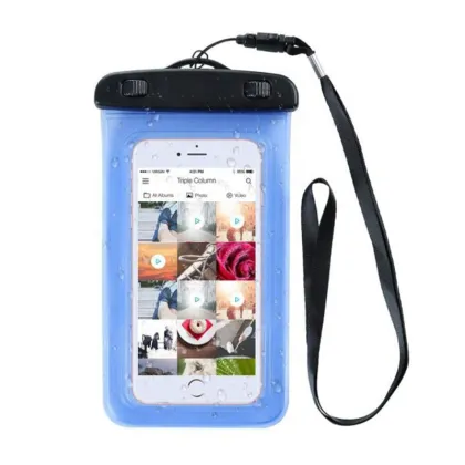 Universal PVC TPU Waterproof Phone Bags for Apple iPhones, Samsung, Redmi, and Xiaomi