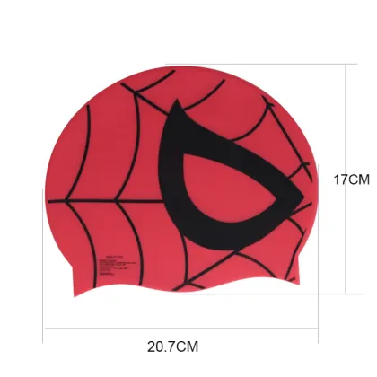 Cute Design Waterproof Kids' Swimming Cap: Silicone Swim Cap for Toddlers and Children
