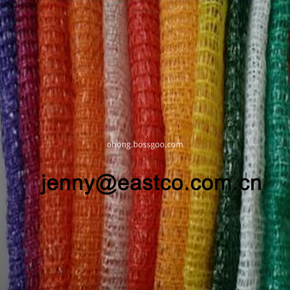 Varied Colors Raschel Mesh Net Bag Sack