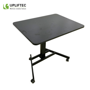 Height Adjustable Desk with Movable Base
