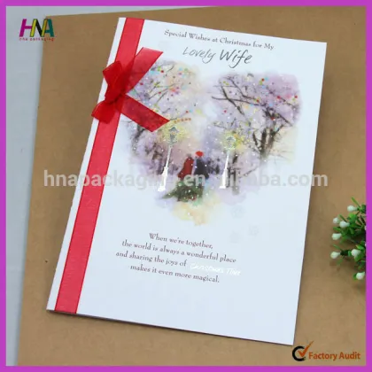 Special Wishes At Christmas For My Lovely Wife Card