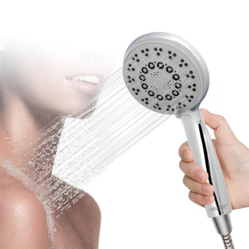 Multi-functional Large Panel Water-saving Handheld Shower Head in ABS Plastic for Bathroom