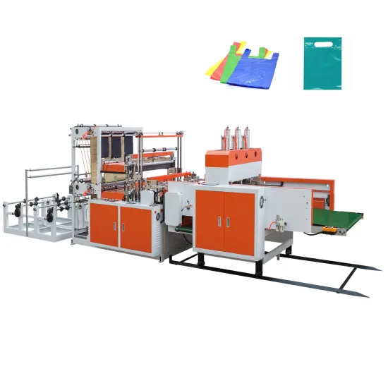 Full-Automatic 6-Line Heavy Duty T-Shirt Bag Making Machine with Automated Punching System
